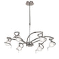 Mantra M0079 Dali Telescopic Pendant Semi Flush Convertible 6 Light G9, Polished Chrome