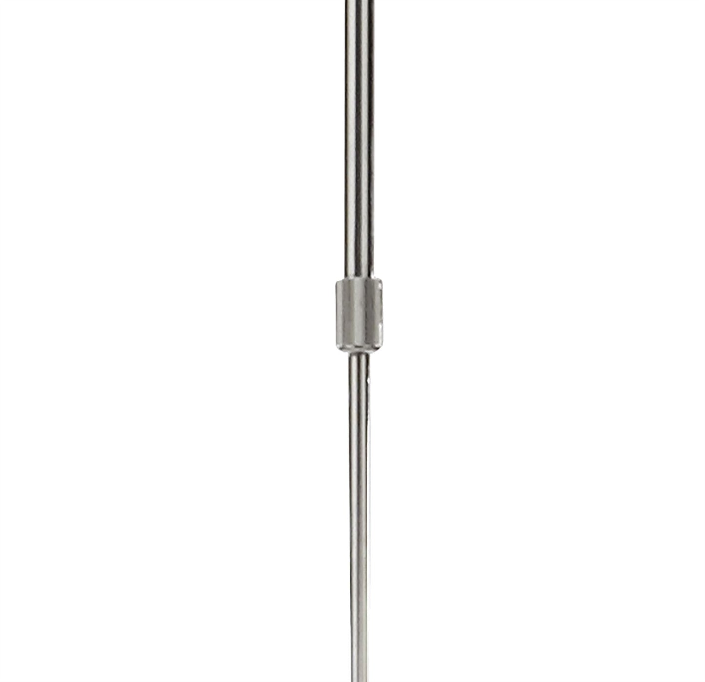 Mantra Lupin Linear Pendant 2 Light E27, Gloss Black, White Acrylic, Polished Chrome, CFL Lamps INCLUDED