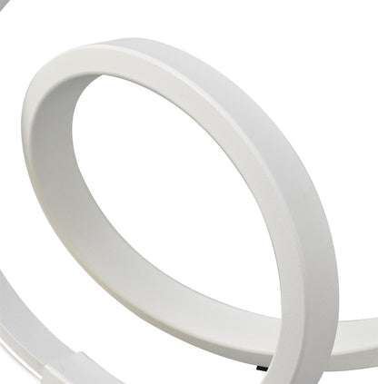 Mantra M5994 Infinity Blanco Table Lamp 12W LED 3000K, 1000lm, White/White Acrylic, 3yrs Warranty