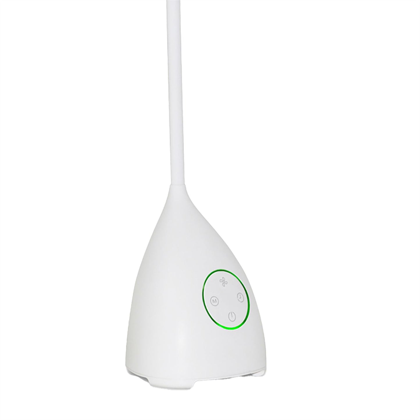 Mantra Fusion M5672 Reading Touch Dimmable/Rechargable/Adjustable Table Lamp 6W LED 2700-6500K, 170lm, White with Fan, 3yrs Warranty