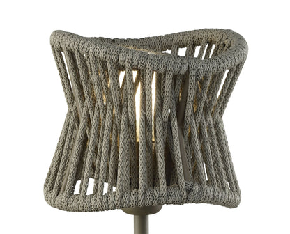 Mantra Fusion Polinesia 19cm Table Lamp, 1 x E27, IP20, Beige Oscu, 2yrs Warranty