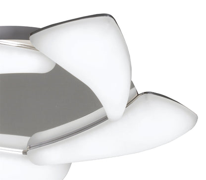 Mantra Mistral LED M3807 Mistral Ceiling 30W LED 3000K, 2700lm, Polished Chrome/Frosted Acrylic, 3yrs Warranty - M3807 Ceiling