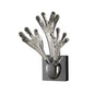 Diyas Love Wall Light 3 Light G4 Polished Chrome/White Glass, NOT LED/CFL Compatible