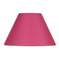 Oaks Lighting S501/8 Cotton Coolie Lampshade 200mm - Reversable Gimbal Light Shade - Hot Pink