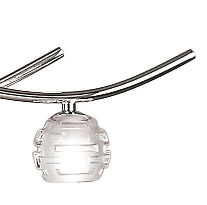 Mantra Dali Telescopic Pendant Line 5 Light G9, Polished Chrome