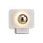 Mantra Alba 25cm Table Lamp, 8W LED, 3000K, 640lm, White/French Gold, 3yrs Warranty
