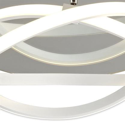 Mantra M5992 Infinity Blanco Flush 30W LED 3000K, 2500lm, White/White Acrylic, 3yrs Warranty - M5992 Ceiling