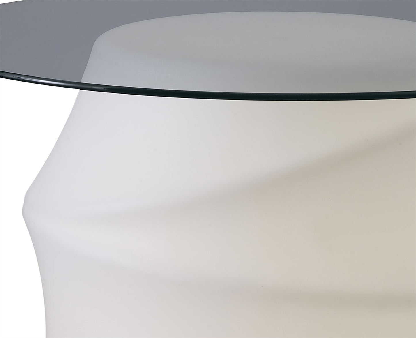 Mantra Bambu Table 2 Light E27 Outdoor IP65, Opal White/Clear Glass