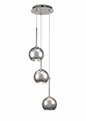 Deco Regina Pendant 3 Light G9 Polished Chrome/Chrome Plated Glass