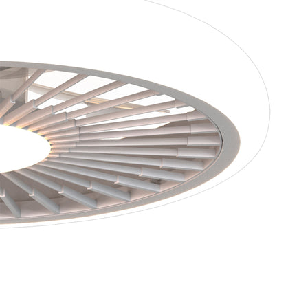 Turbo 51.2cm 55W LED Dimmable Ceiling Light With Built-In 30W DC Reversible Fan, White, 4100lm, 5yrs Warranty
