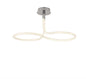 Mantra Nur II Rectangular Ceiling Light, 40W LED, 3000K, 3000lm, IP20, Chrome, 3yrs Warranty