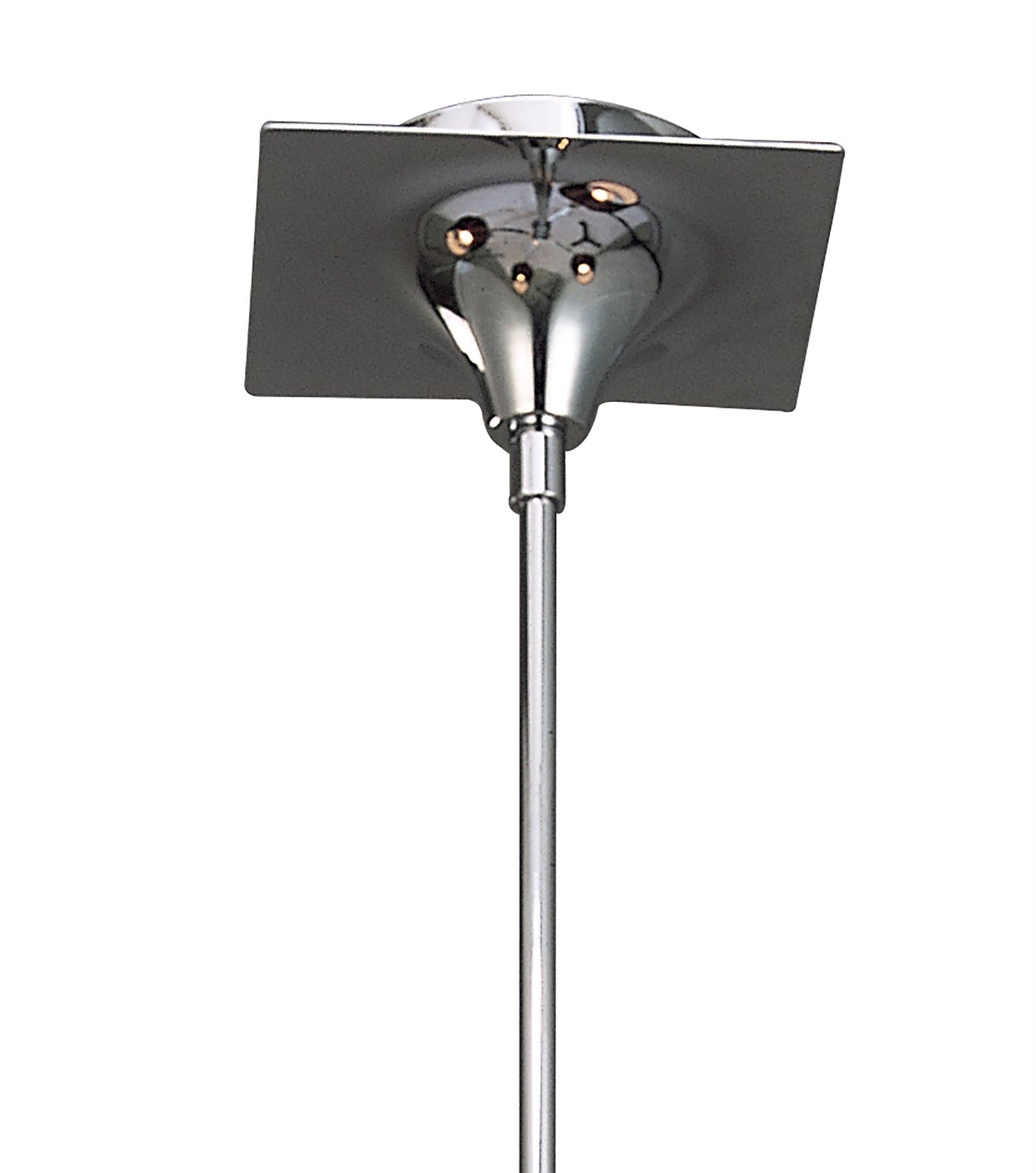 Mantra M0343 Siena Pendant Round 4 Light E14, Polished Chrome with Black Shades and Black Crystal