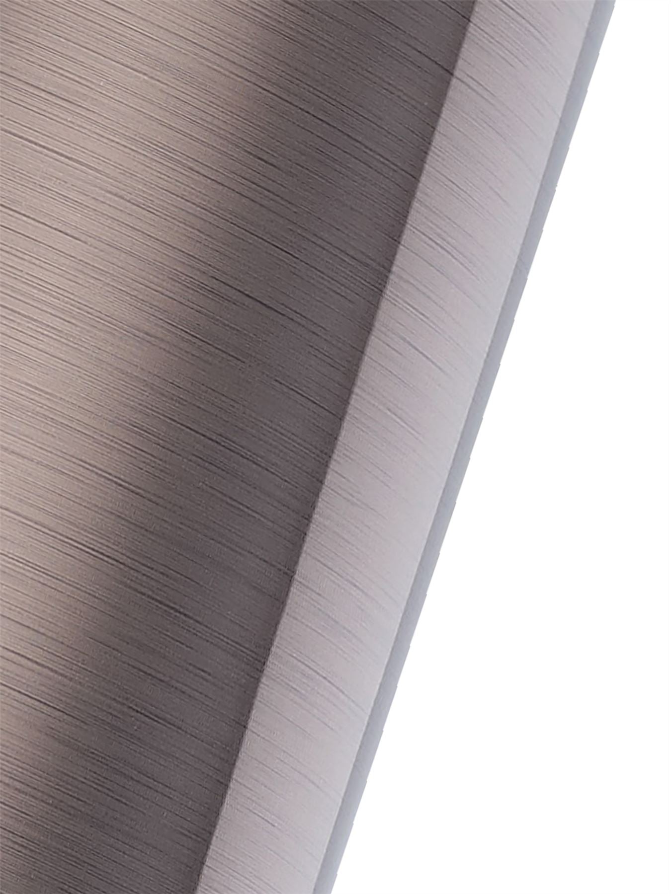 Deco Dako Black Pendant 1 Light E27 with 300 x 200mm Metallic Gun Metal Finish Cylinder Shade, c/w Ceiling Bracket