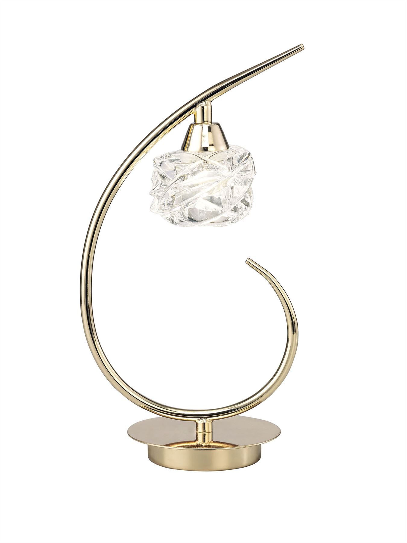 Mantra Maremagnum Table Lamp 1 Light G9, French Gold