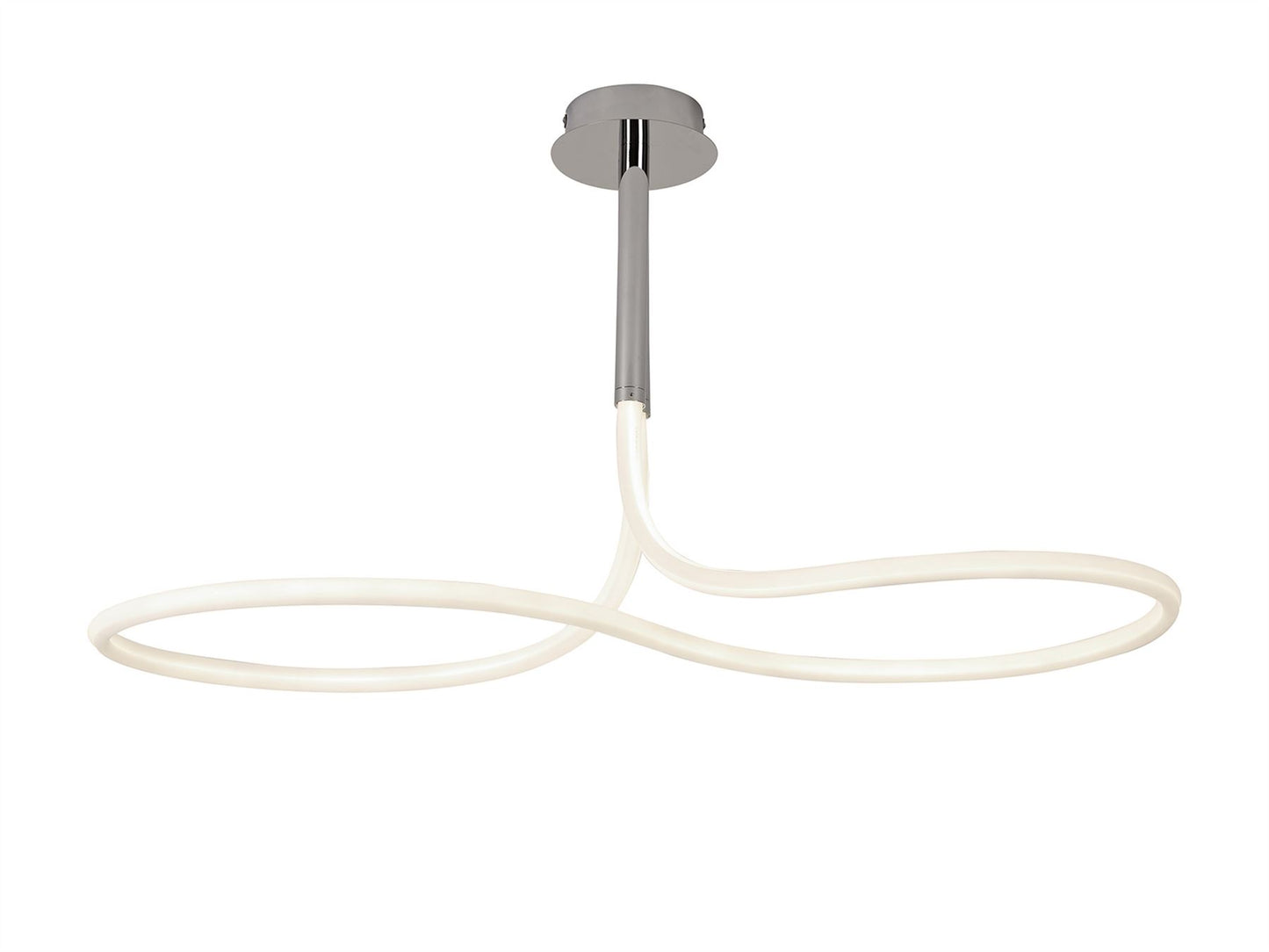 Mantra Nur II Linear Ceiling Light, 50W LED, 3000K, 3750lm, IP20, Chrome, 3yrs Warranty
