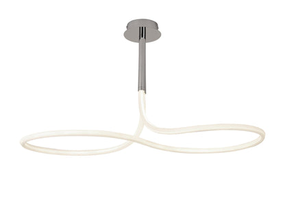 Mantra Nur II Linear Ceiling Light, 50W LED, 3000K, 3750lm, IP20, Chrome, 3yrs Warranty