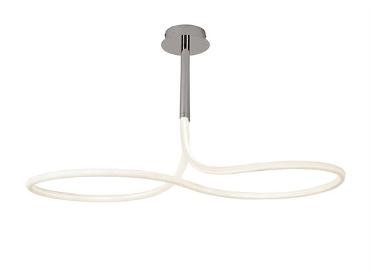 Mantra Nur II Linear Ceiling Light, 50W LED, 3000K, 3750lm, IP20, Chrome, 3yrs Warranty