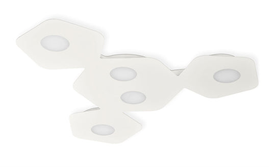 Mantra Area Ceiling Light, 5 x GX53 (Max 9W, Not Included), Sand White