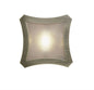 Mantra Rosa Del Desierto Flush Ceiling Large Square 1 Light R7S-78mm, Antique Brass