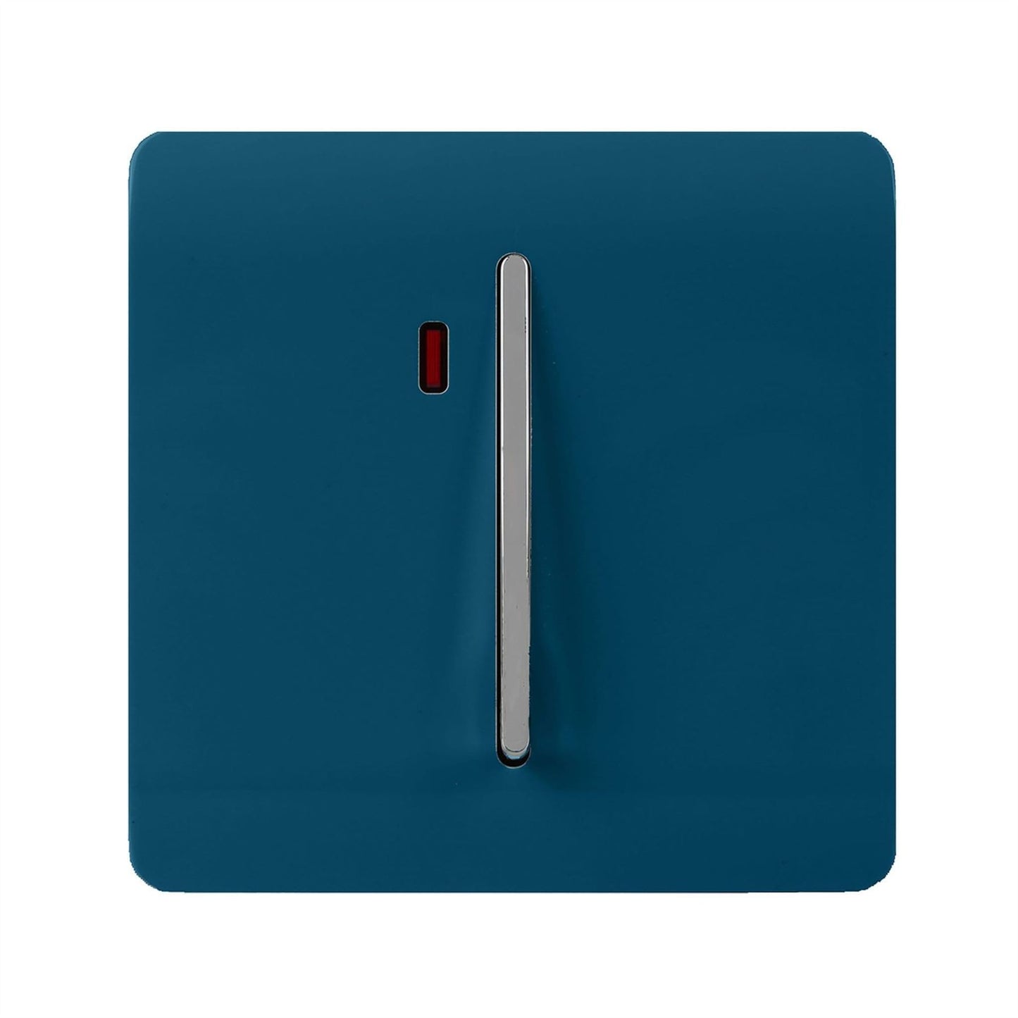Trendi Artistic Modern Glossy 45 A Tactile Light Switch & Neon Insert Midnight Blue