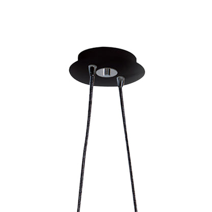 Mantra M5307 Habana Linear Pendant 2 Light with Adjustable Body WITHOUT SHADE E27 Black/Polished Chrome