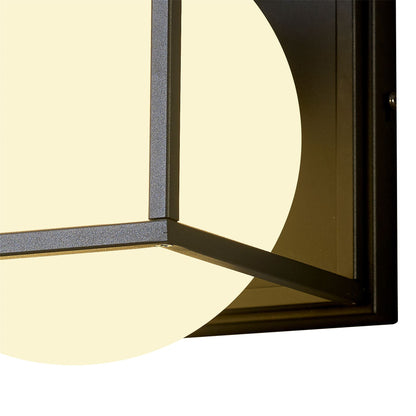 Mantra Desigual Large Wall Light, 1 Light E27, Matt Black