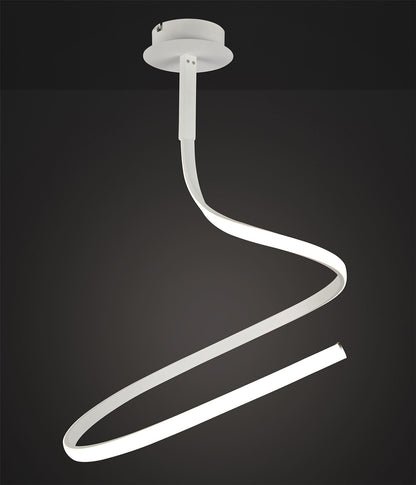 Mantra M6002 Nur Blanco Semi Ceiling 30W LED 3000K, 2400lm, Dimmable White/Frosted Acrylic, 3yrs Warranty - M6002 Ceiling