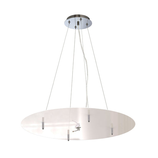 Mantra M5033 Nordica Pendant Kit 90CM, Polished Chrome/White Acrylic