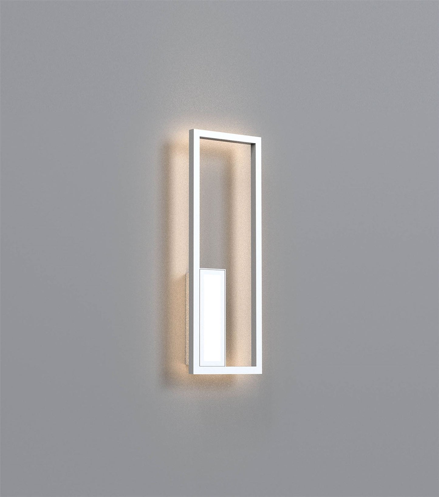 Mantra Boutique Rectangle Wall Light, Dimmable, 21W LED, 3000K, 1130lm, White, 3yrs Warranty