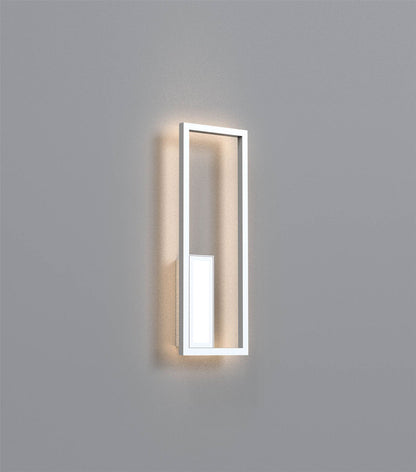 Mantra Boutique Rectangle Wall Light, Dimmable, 21W LED, 3000K, 1130lm, White, 3yrs Warranty