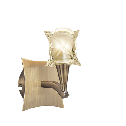 Mantra Rosa Del Desierto Wall Light Switched 1 Light G9, Antique Brass