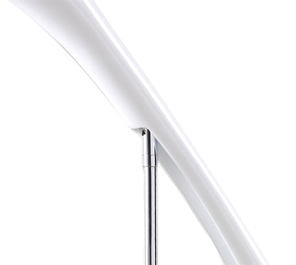Mantra M0924 Pop Table Lamp 1 Light E27, Gloss White/White Acrylic/Polished Chrome