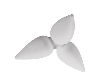 Mantra Palma Ceiling 3 Light CFL Outdoor IP44, Matt White/Opal White