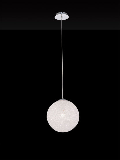 Mantra Fusion Fusion M5712 Bola Pendant 30cm Round 1 x E27, Chrome