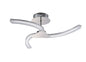 Mantra M3562 On Semi Flush 15W LED 3000K, 1500lm, Polished Chrome/Frosted Acrylic, 3yrs Warranty - M3562 Ceiling