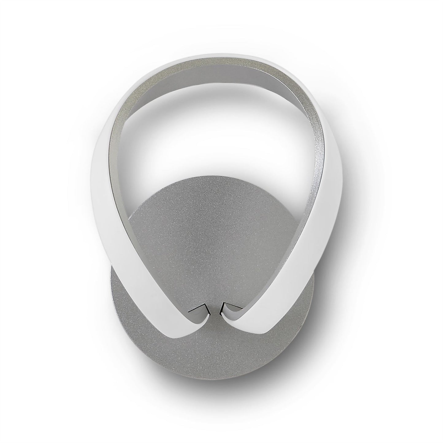 Mantra M4988 Knot Wall Light 12W LED 3000K, 840lm, Silver/Frosted Acrylic/Polished Chrome, 3yrs Warranty