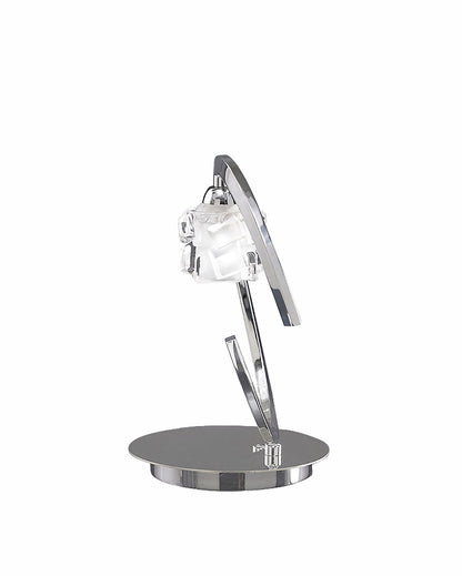 Mantra M1846 Ice Table Lamp 1 Light G9 ECO, Polished Chrome