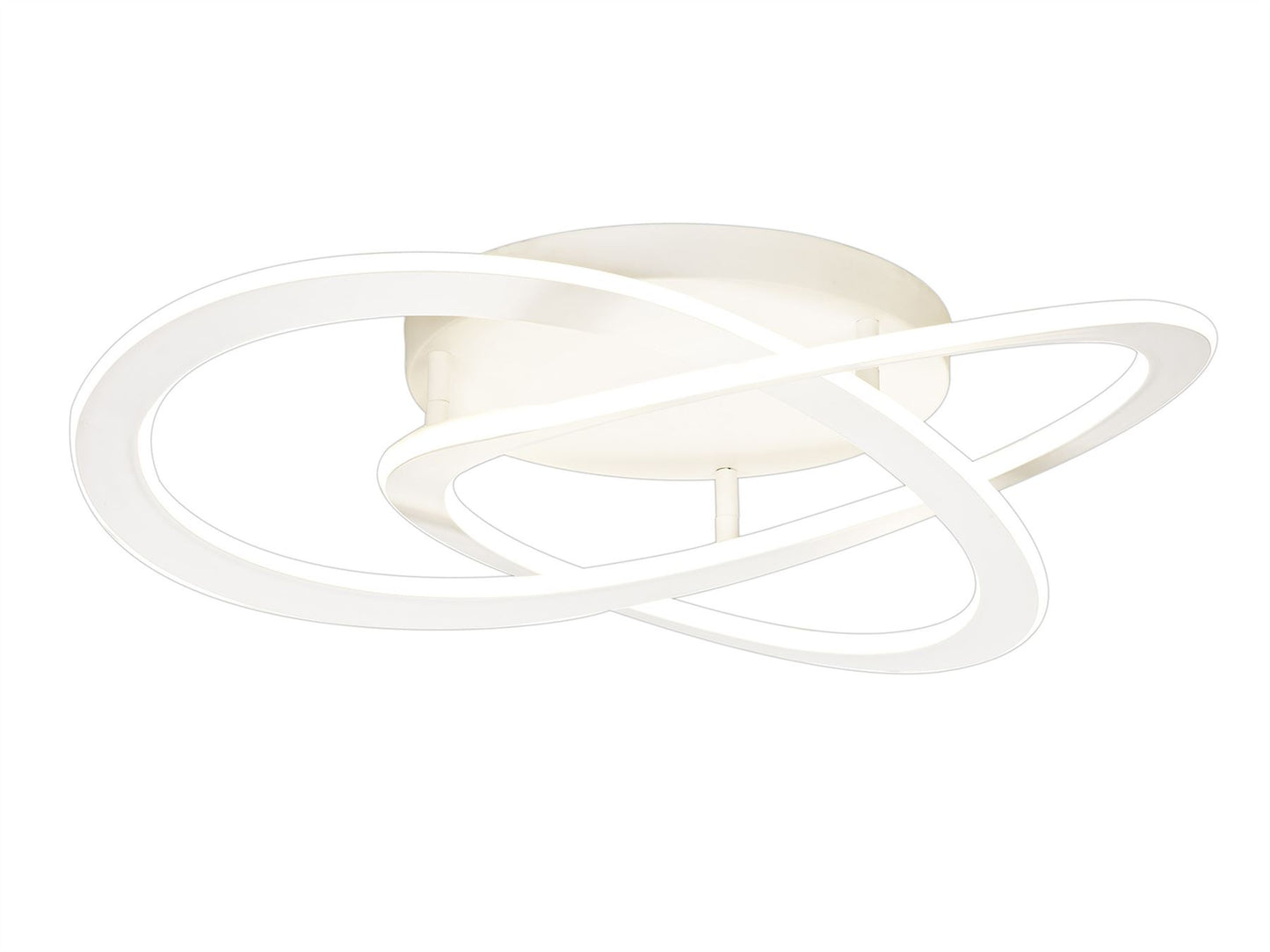 Mantra Planet 75cm Ceiling Light, 80W LED, 3000K, 3900lm, White, 3yrs Warranty