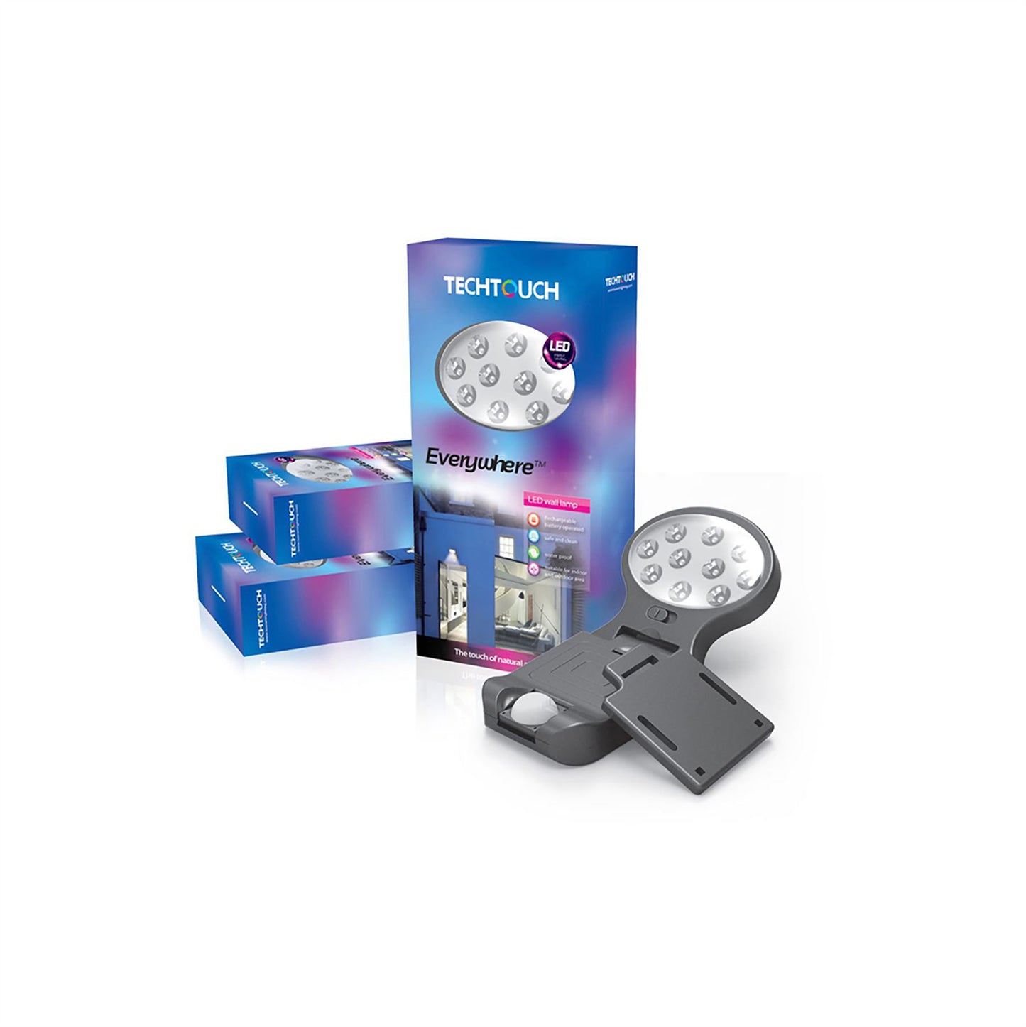 Techtouch Everywhere LED 0.5W Wall Light 8000K 35lm, Indoor Use Only, 3yrs Warranty