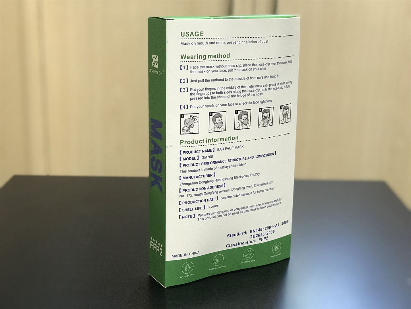 Deco Additions KN95/FFP2 4 Layer Mask, (2 Packs 10) High Standard PP Non-Woven Fabrics, Effectively Resist Fine Particles (PM2.5) >=95%, Breathable & Comfortable.