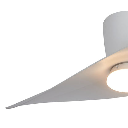 Surfer 112 x 30cm 18W LED Dimmable Ceiling Light With Built-In 40W DC Fan, 3000-5000K Remote Control, 3600lm, White, 5yrs Warranty