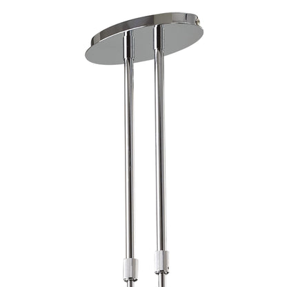 Mantra M1456 Eclipse Linear Telescopic 4 Light G9 Bar, Polished Chrome