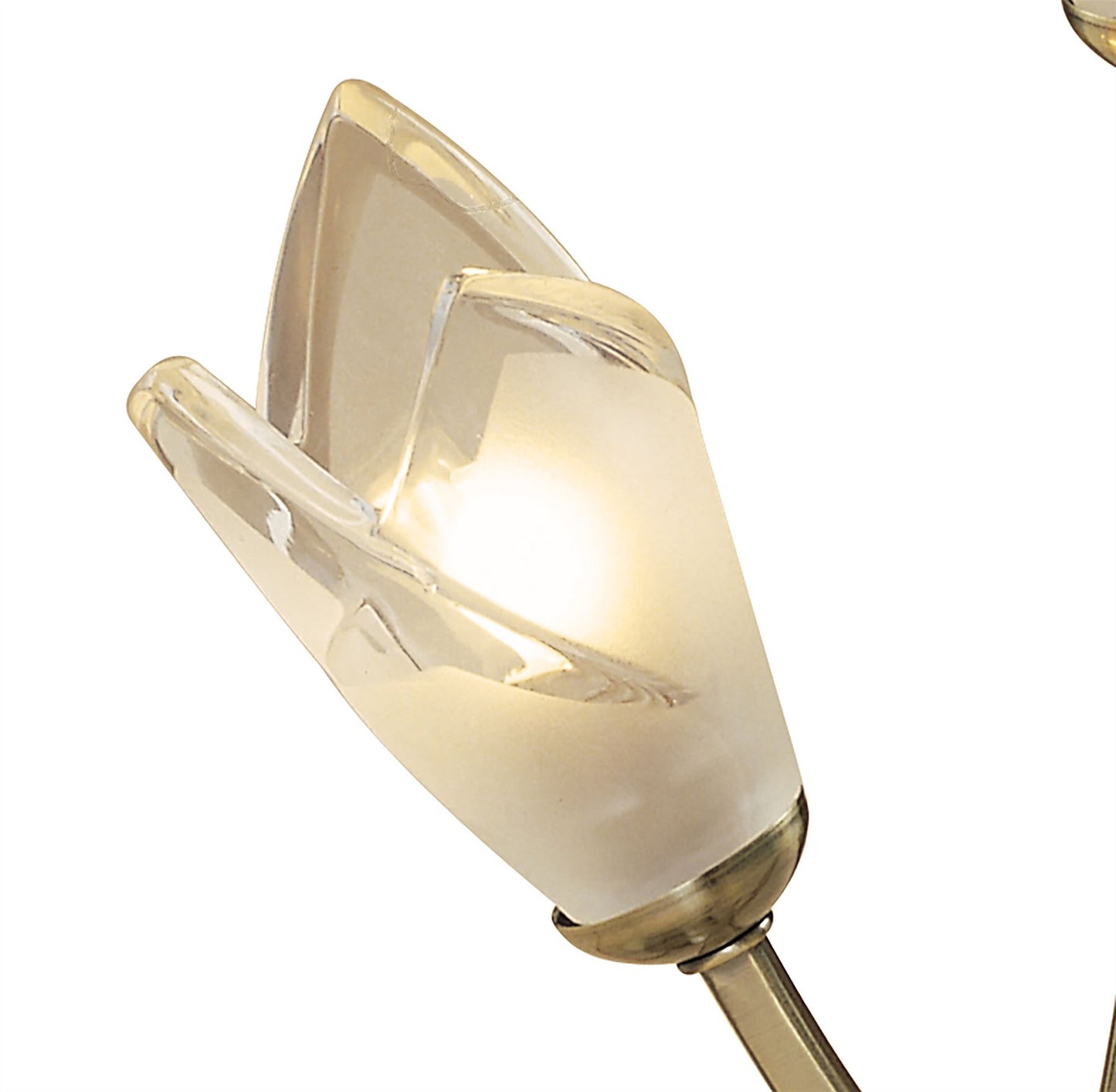 Mantra Pietra Table Lamp 2 Light G9, Antique Brass
