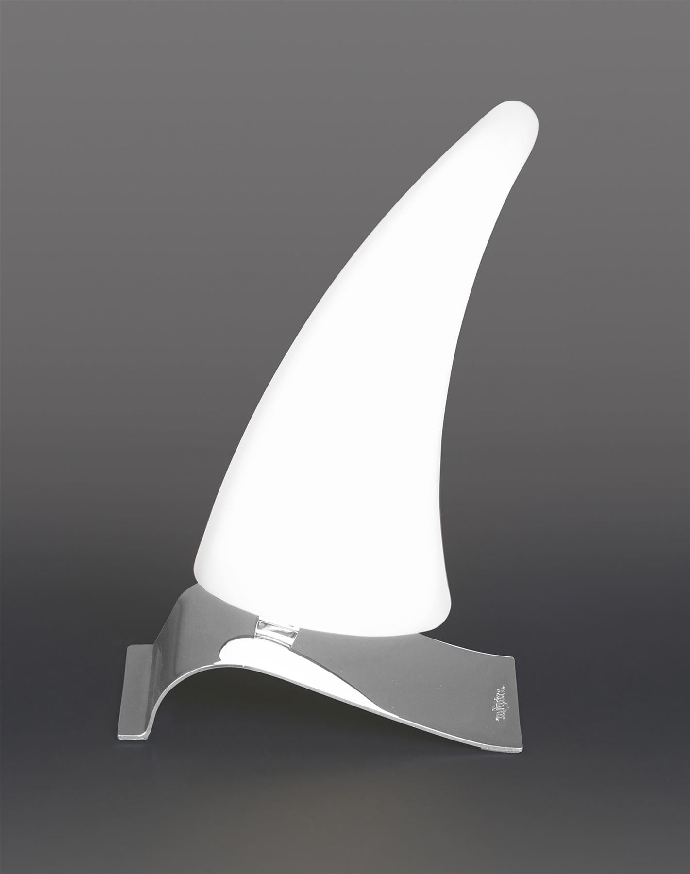 Mantra Mistral LED M3810 Mistral Table Lamp Right 6W LED 3000K, 540lm, Polished Chrome/Frosted Acrylic, 3yrs Warranty