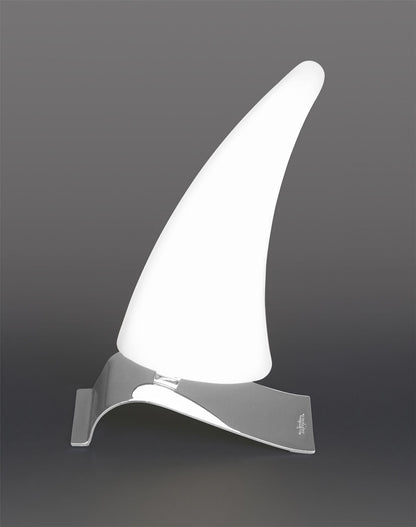 Mantra Mistral LED M3810 Mistral Table Lamp Right 6W LED 3000K, 540lm, Polished Chrome/Frosted Acrylic, 3yrs Warranty