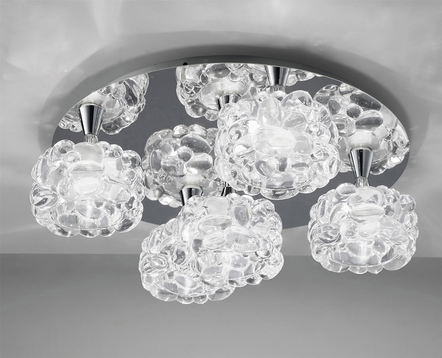 Mantra M3924 O2 Ceiling 5 Light G9, Polished Chrome
