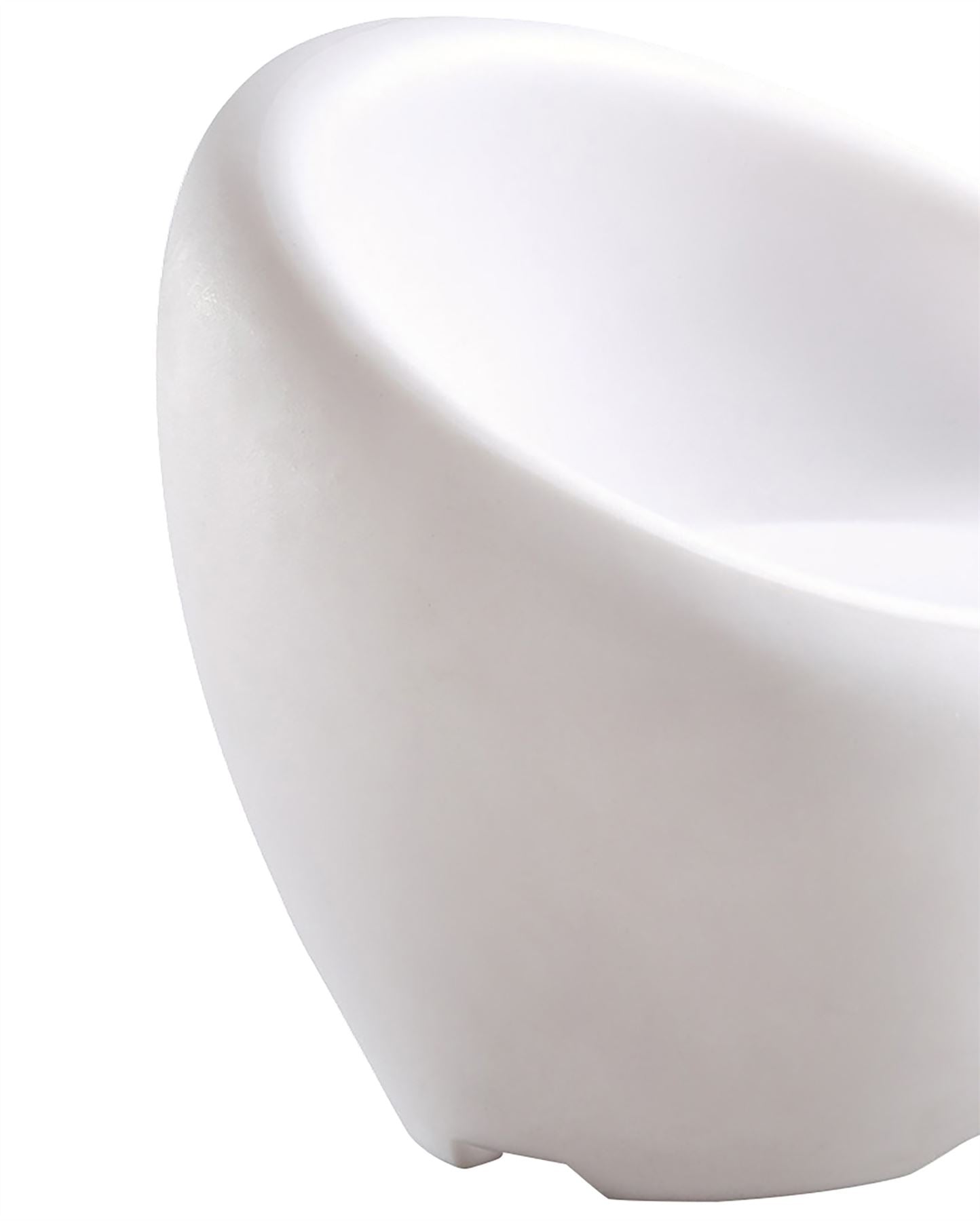 Mantra Pao Chair Round No Light Outdoor, Opal White