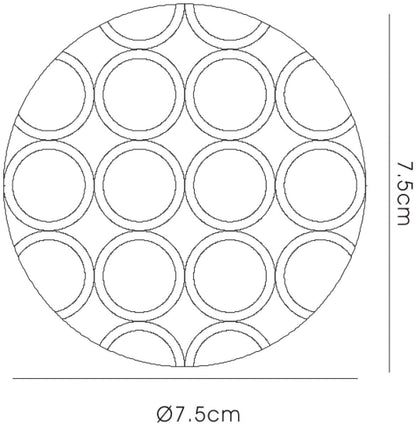 Diyas Home (DH) Malo Small Crystal Decorative Ball Crystal