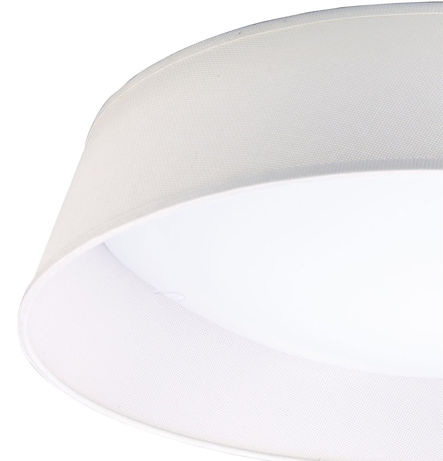 Mantra Nordica Plafones M4963 Nordica Ceiling 60W LED 90cm Off White 3000K, 4200lm, White Acrylic with Ivory White Shade, 3yrs Warranty
