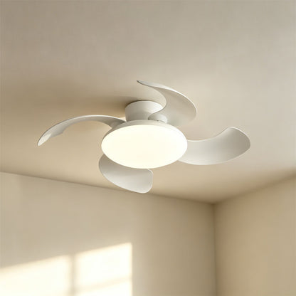Aloha II 49cm 40W LED Dimmable Ceiling Light With Built-In 25W DC Fan, 3000-5000K Remote Control, 6400lm, White, 5yrs Warranty